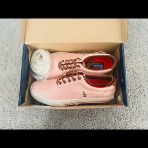 Brand new Polo Ralph Lauren laced sneakers.